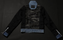 Load image into Gallery viewer, BENZAITEN Women prêt-à-porter Exclusive Unique Denim Jacket MAISON ILLURE Milano Tokyo