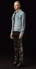 Load image into Gallery viewer, FUKUROKUJU Exclusive Biker Denim prêt-à-porter men Jacket MAISON ILLURE Milano Tokyo
