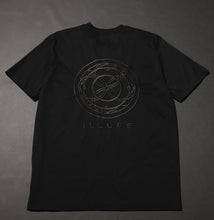Load image into Gallery viewer, LOGO Embroidery ILLURE Black Superior Cotton Unisex T-shirt MAISON ILLURE Milano Tokyo