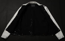 Load image into Gallery viewer, Yin and Yang White series Exclusive Denim prêt-à-porter men Denim Jacket MAISON ILLURE Milano Tokyo