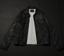 Load image into Gallery viewer, Yin and Yang Black series Exclusive prêt-à-porter men Denim Jacket MAISON ILLURE Milano Tokyo