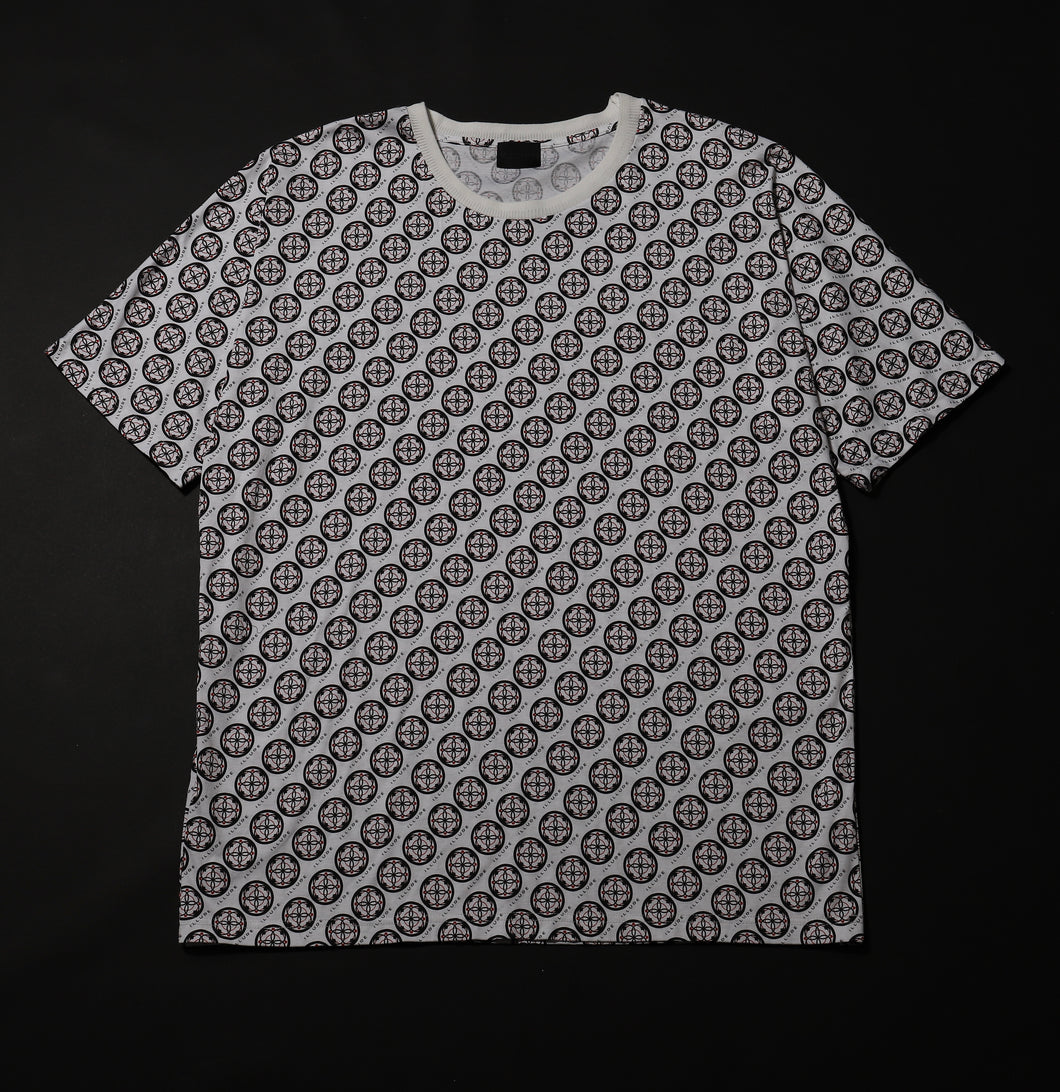 KIMONO White Superior Cotton Logo Unisex T-shirt MAISON ILLURE Milano Tokyo